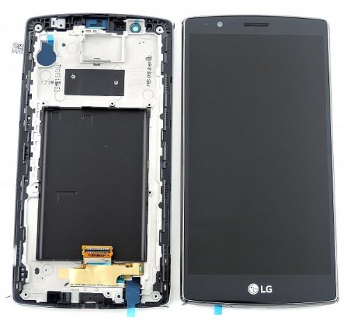 LG G4 (H815/H818) kompatibilis LCD modul kerettel, Grade S+