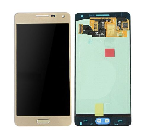 Samsung SM-A500 Galaxy A5 kompatibilis LCD modul, OEM jellegű, arany