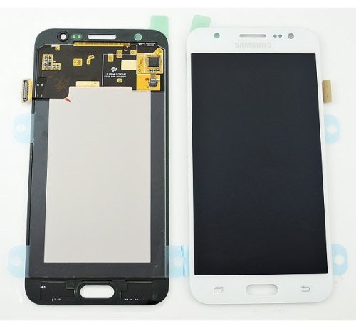 Samsung SM-J500 Galaxy J5 kompatibilis LCD modul, OEM jellegű, fehér