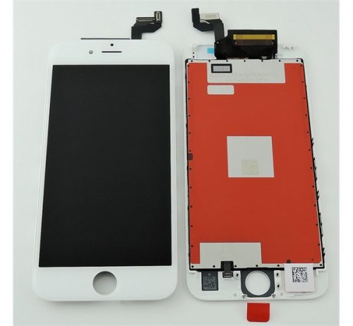Apple iPhone 6S kompatibilis LCD kijelző érintőpanellel, OEM jellegű, fehér, Grade R