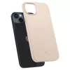 Apple iPhone 14 Plus, Műanyag hátlap védőtok, Spigen Thin Fit, homok-beige