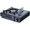 Hordozható gáztűzhely, 1 gázrózsás, táskával, BDZ-180-A, fekete (sérült csomagolás)