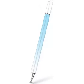   Univerzális toll, (bármilyen kapacitív kijelzőhöz), színátmenetes, Ombre Stylus Pen, világoskék/fehér