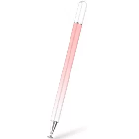   Univerzális toll, (bármilyen kapacitív kijelzőhöz), színátmenetes, Ombre Stylus Pen, rózsaszín/fehér