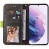 Apple iPhone 7 Plus / 8 Plus, Oldalra nyíló tok, stand, kártyatartóval, kézpánttal, Wooze Colour Wallet, zöld