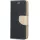 Oppo A17, Oldalra nyíló tok, stand, Fancy Book, fekete/arany