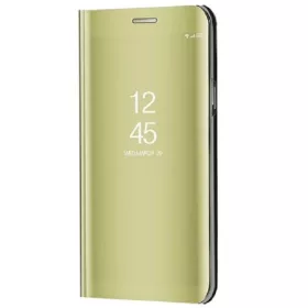   Xiaomi 13 Lite / Civi 2, Oldalra nyíló tok, hívás mutatóval, Smart View Cover, arany (utángyártott)