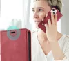 Huawei P60 / P60 Pro, Oldalra nyíló tok, stand, kártyatartóval, kézpánttal, Wooze Business Plus, piros