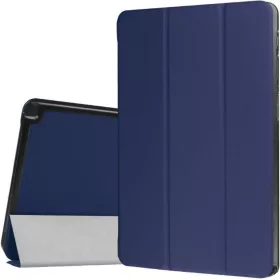   Samsung Galaxy Tab S9 Ultra 14.6 / Tab S10 Ultra 14.6 SM-X910 / X916B / X920 / X926B, mappa tok, Trifold, sötétkék