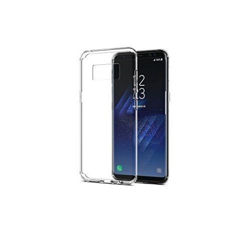 Samsung G955 Galaxy S8+ Ultra Slim 0,3mm szilikon tok, átlátszó