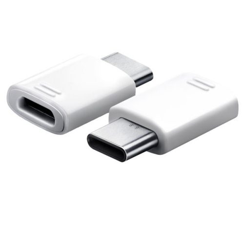 Samsung EE-GN930 USB-C - microUSB-A adapter, fehér, ECO csomagolásban