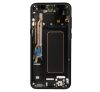 Samsung G955 Galaxy S8 Plus kompatibilis LCD modul kerettel, OEM jellegű, fekete