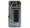 Samsung G955 Galaxy S8 Plus kompatibilis LCD modul kerettel, OEM jellegű, kék