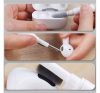 Fülhallgató és elektronikai eszköz tisztító készlet 3in1, Apple AirPods kompatibilis, fehér