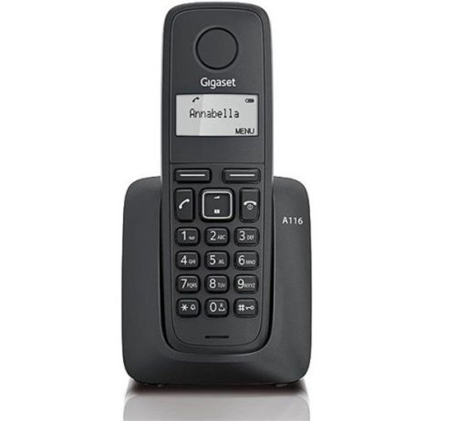 Gigaset A116 Dect, fekete