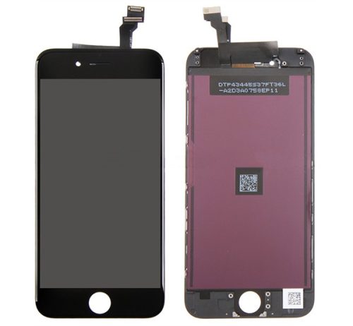 Apple iPhone 6 kompatibilis LCD kijelző érintőpanellel, OEM jellegű, fekete, Grade S+