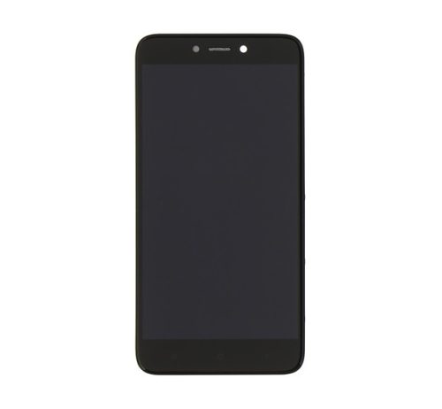 Xiaomi Redmi 4X kompatibilis LCD modul kerettel, OEM jellegű, fekete, Grade S+