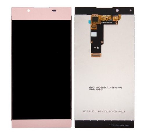 Sony Xperia L1 kompatibilis LCD modul, OEM jellegű, rózsaszín, Grade S+
