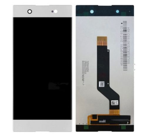 Sony Xperia XA1 Ultra kompatibilis LCD modul, OEM jellegű, fehér, Grade S+