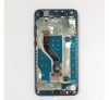 Huawei P10 Lite kompatibilis LCD modul kerettel, OEM jellegű, kék, Grade S+