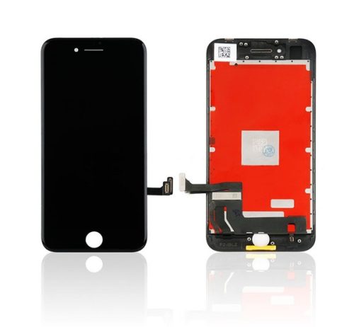 Apple iPhone 8/SE2 kompatibilis LCD kijelző érintőpanellel, OEM jellegű, fekete, Grade S+