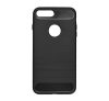 Forcell Carbon hátlap tok Apple iPhone 7/8, fekete