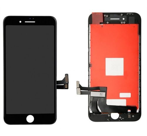 Apple iPhone 8/SE 2020/SE 2022 kompatibilis LCD kijelző érintőpanellel, OEM jellegű, fekete, Grade R
