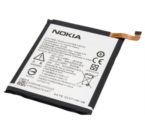 Nokia HE328 (Nokia 8) kompatibilis akkumulátor 3030mAh, OEM jellegű