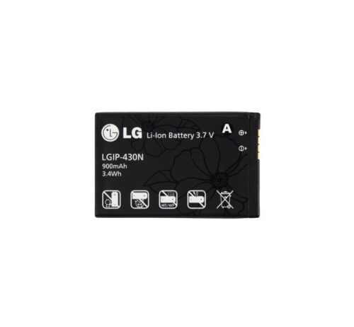 LG LGIP-430N (Lg GS290 Cookie Fresh) kompatibilis akkumulátor 900mAh, OEM jellegű