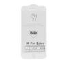 Apple iPhone 7/8, 5D Full Glue hajlított tempered glass kijelzővédő üvegfólia, fehér