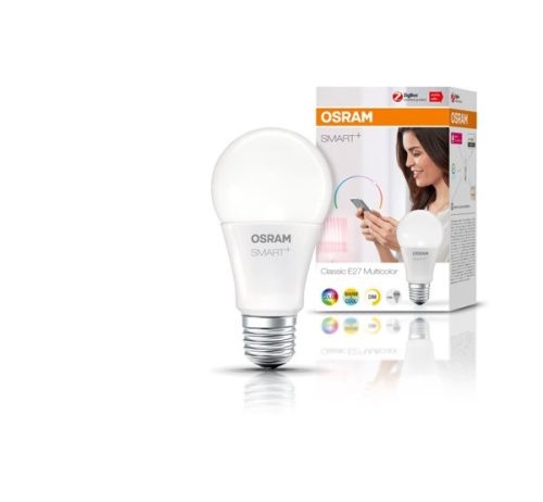 OSRAM Smart+ Classic E27 Multicolor, szabályozható fényerejű okos LED lámpabúra, RGB