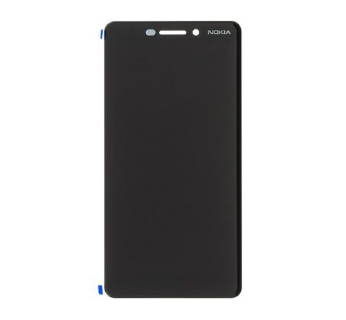 Nokia 6.1 kompatibilis LCD modul, OEM jellegű, fekete, Grade S+