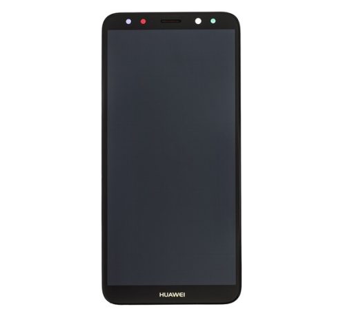 Huawei Mate 10 Lite Dual Sim kompatibilis LCD modul kerettel, OEM jellegű, fekete, Grade S+
