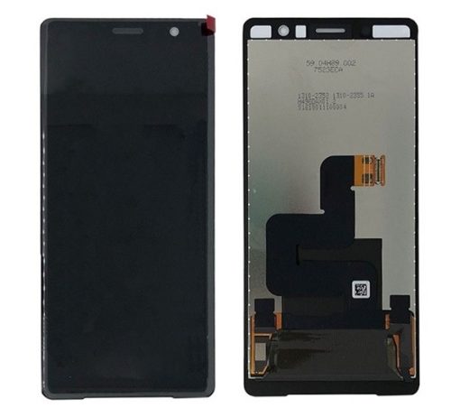 Sony Xperia XZ2 Compact kompatibilis LCD modul, OEM jellegű, fekete, Grade S+