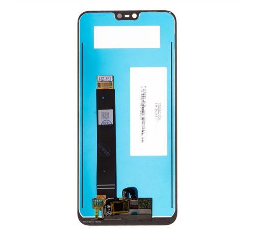 Nokia 7.1 kompatibilis LCD modul, OEM jellegű, fekete, Grade S+