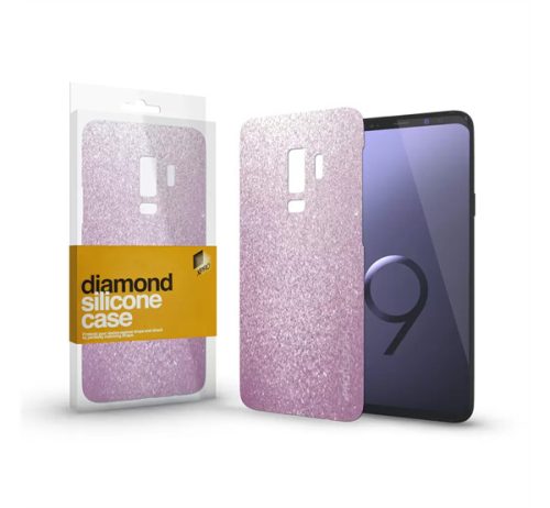 Xprotector Diamond szilikon hátlap tok, Samsung (G965) Galaxy S9+, rózsaszín
