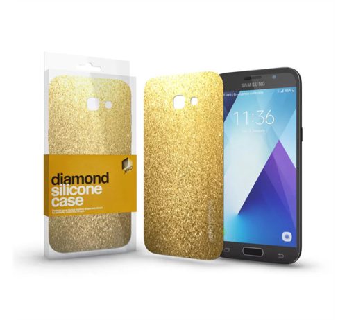 Xprotector Diamond szilikon hátlap tok, Samsung (A520) Galaxy A5 2017, arany