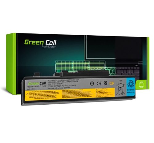 Green Cell IBM Lenovo IdeaPad Y450 Y450A Y550 Y550A Y550P Notebook akkumulátor 4400mAh Li-Ion