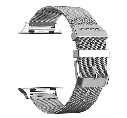 Xprotector rozsdamentes, vékony acél szíj Apple Watch 38/40mm ezüst
