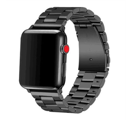 Xprotector rozsdamentes, vastag acél szíj Apple Watch 42/44mm fekete