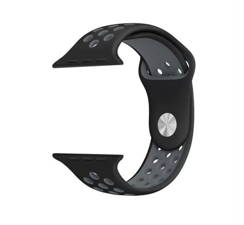 Xprotector lélegző sport szíj Apple Watch 38/40mm fekete/szürke