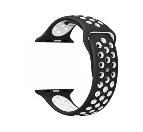 Xprotector lélegző sport szíj Apple Watch 42/44mm fekete/fehér