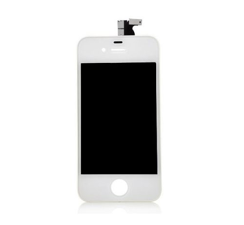Apple iPhone 4S kompatibilis LCD kijelző érintőpanellel, OEM jellegű, fehér