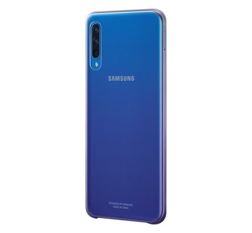 Samsung A505 Galaxy A50 Gradation Cover, gyári színátmenetes tok, ibolya, EF-AA505CV 