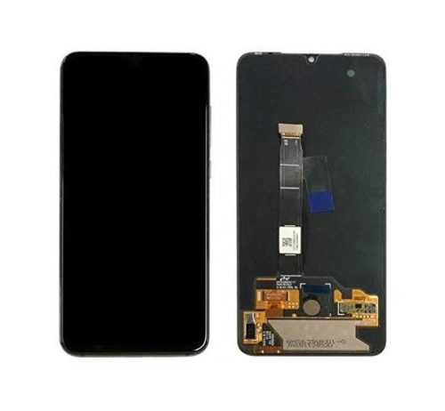 Xiaomi Mi 9 kompatibilis LCD modul, OEM jellegű, fekete, Grade S+