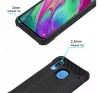 Forcell Armor hátlap tok Samsung A405 Galaxy A40, fekete