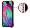 Forcell Armor hátlap tok Samsung A405 Galaxy A40, fekete