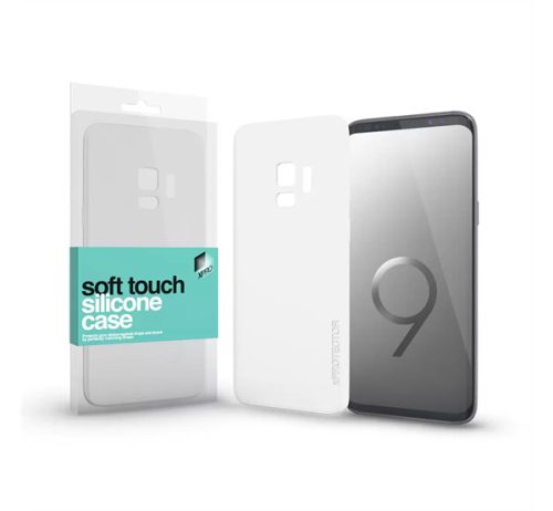 Xprotector Soft Touch, szilikon hátlap tok, Samsung G960 Galaxy S9 fehér