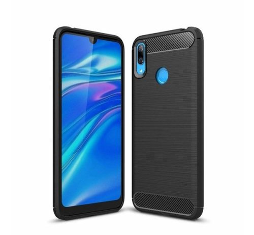 Forcell Carbon hátlap tok Huawei Y7 2019, fekete