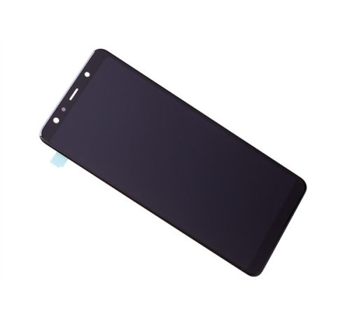 Samsung A750 Galaxy A7 (2018) kompatibilis LCD modul, OEM jellegű, fekete